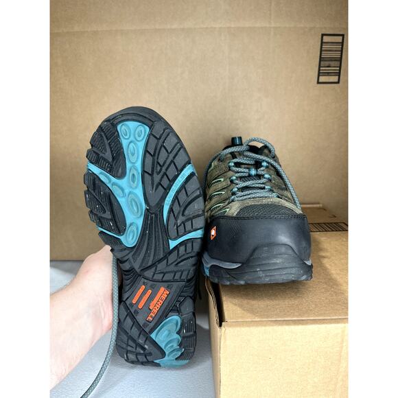 Merrell Work select grip slip resistant/oil resistant 	Men's 10.5 Green/ Black - Picture 3 of 5